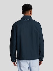 Lyle & Scott Navy Blue Stamp Pocket Work 100% Cotton Jacket - Image 2 of 5