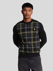 Lyle & Scott Black Tartan Jumper - Image 3 of 5