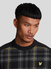 Lyle & Scott Black Tartan Jumper - Image 4 of 5