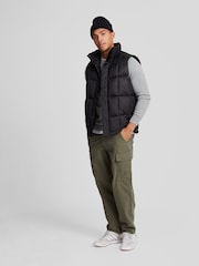 Lyle & Scott Grey Cotton Merino Crew Neck Jumper - Image 3 of 5