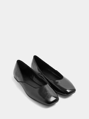 Yours Curve Dipped Top Line Ballet Pumps - Billede 3 af 6