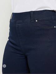 Yours Curve Blue Flare Jeans - Image 4 of 6