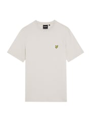 Lyle & Scott Ecru White Cotton Plain T-Shirt - Image 5 of 5