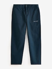 Lyle & Scott Blue Tapered Large Pocket 100% Cotton Trousers - Image 5 of 5