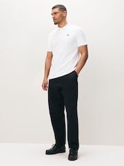 Lyle & Scott White Micro Argyle Polo Shirt - Image 3 of 5