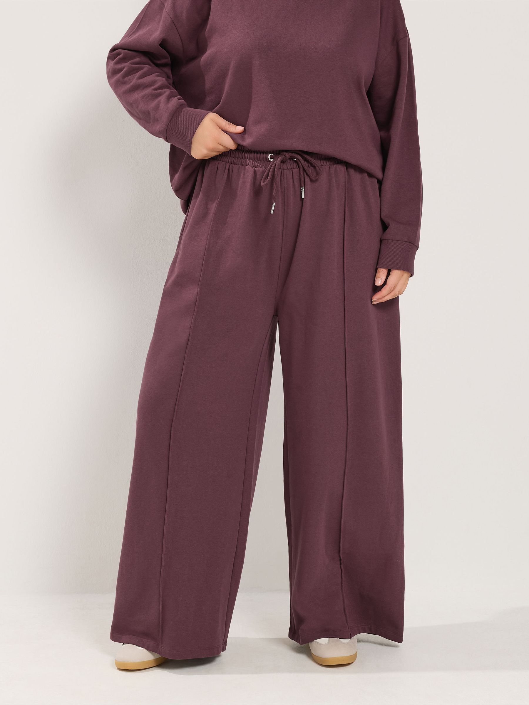 Yours Women's Red Curve Wide Leg Joggers - Image 3