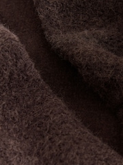 Chocoladebruin - Studio Wrap geborsteld loungevest - Afbeelding 8 van 9