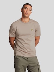Lyle & Scott Natural Crew Neck Cotton T-Shirt - Image 1 of 5