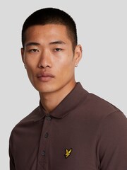 Lyle & Scott Brown Classic Polo Shirt - Image 3 of 5
