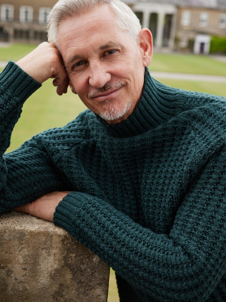 Green Regular Tulip Neck Chunky Knitted Jumper - Image 1 of 10