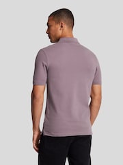 Lyle & Scott Mauve Purple Classic Polo Shirt - Image 3 of 5