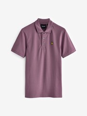 Lyle & Scott Mauve Purple Classic Polo Shirt - Image 5 of 5