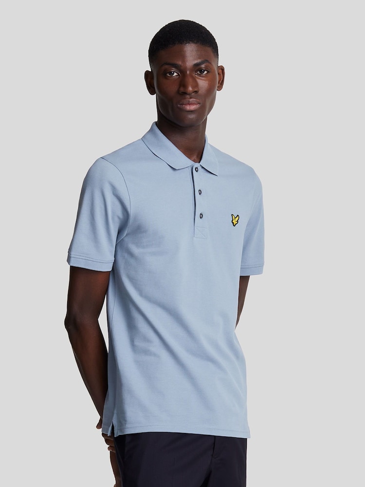 Lyle & Scott Blue Classic Polo Shirt - Image 1 of 5