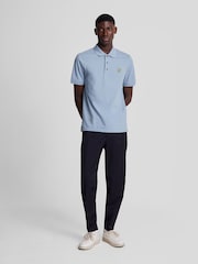 Lyle & Scott Blue Classic Polo Shirt - Image 3 of 5