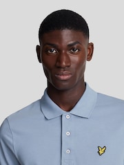 Lyle & Scott Blue Classic Polo Shirt - Image 4 of 5