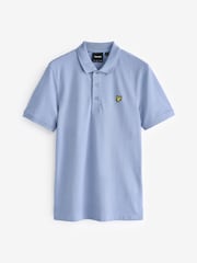 Lyle & Scott Blue Classic Polo Shirt - Image 5 of 5