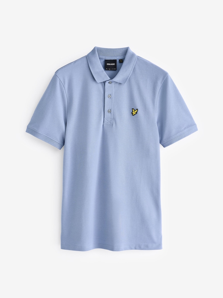 Lyle & Scott Blue Classic Polo Shirt - Image 5 of 5