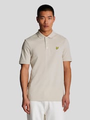 Lyle & Scott Ecru White Classic Polo Shirt - Image 1 of 5