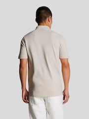 Lyle & Scott Ecru White Classic Polo Shirt - Image 2 of 5