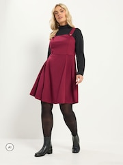 Қызыл - Yours Curve Pinafore көйлегі - 6суретінің 2 суреті