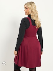 Қызыл - Yours Curve Pinafore көйлегі - 6суретінің 3 суреті