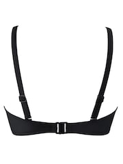 Pour Moi Charcoal Black Strapless Free Spirit Bikini Top - Image 7 of 7