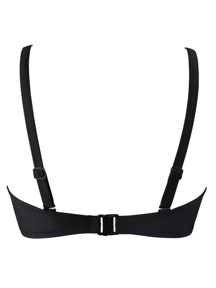 Pour Moi Charcoal Black Strapless Free Spirit Bikini Top - Image 7 of 7 Pour Moi Charcoal Black Strapless Free Spirit Bikini Top - Image 7 of 7