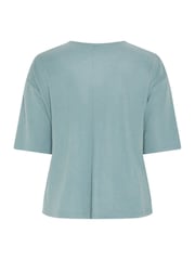 Yours Curve Green Ribbed Studded Top - Image 6 of 6