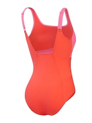 Speedo Red Womens Shaping Contour Eclipse Swimsuit 1 Piece - Image 8 of 11