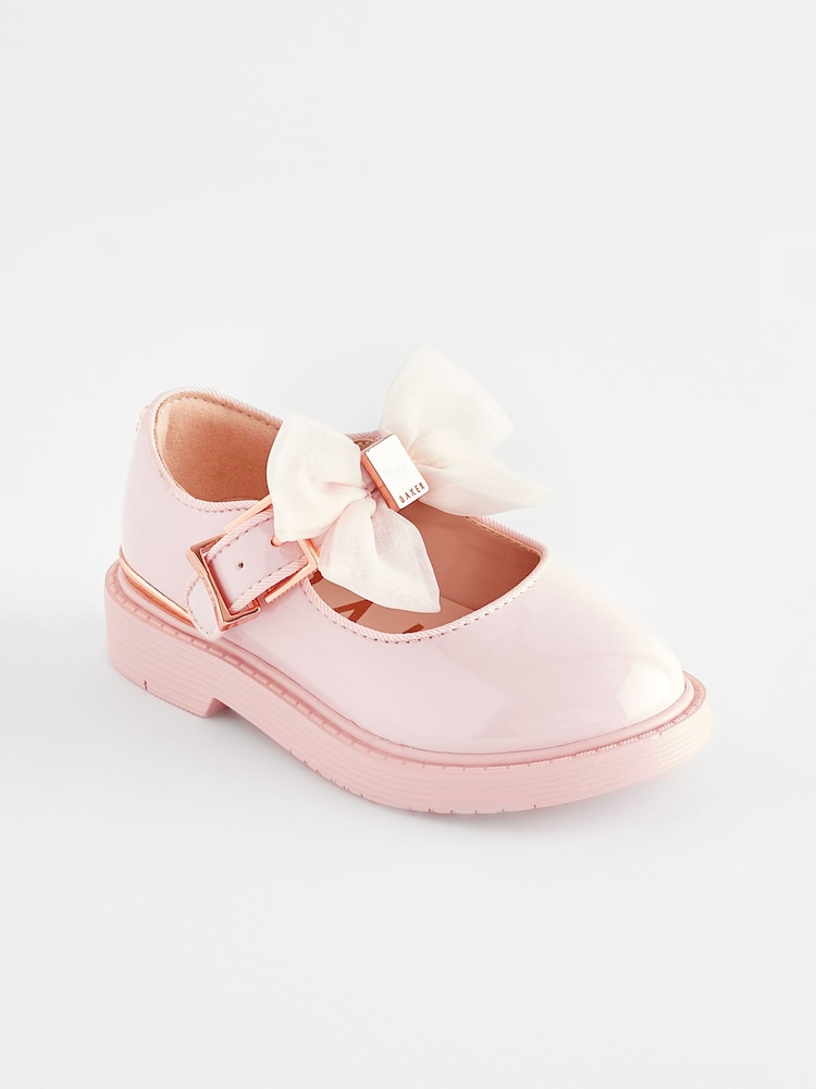 Baker by Ted Baker Girls Back to School Mary Jane Shoes with Bow - Image 3 of 7