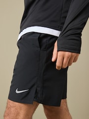 Черный - Топ для бега с короткой молнией Nike Dri-FIT Pacer - Изображение 7 из 7