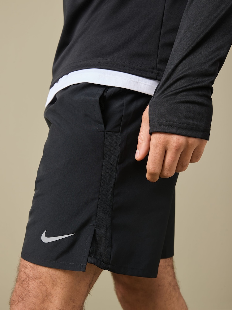 Черный - Топ для бега с короткой молнией Nike Dri-FIT Pacer - Изображение 7 из 7