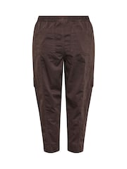 Maro - Yours Curve Twill Tapered Trousers - Imaginea 6 din 6