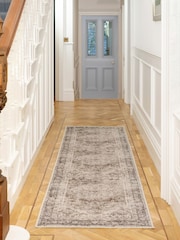 kukoon Beige Washable Elsie Soft Vintage Traditional Area Runner - Image 1 of 6