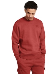 Under Armour Essentials Sweatoberteil aus Fleece mit Rundhalsausschnitt - Bild 1 von 5