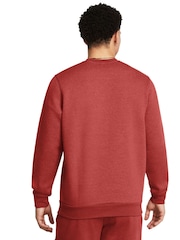 Under Armour Essentials Sweatoberteil aus Fleece mit Rundhalsausschnitt - Bild 2 von 5