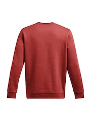 Under Armour Essentials Sweatoberteil aus Fleece mit Rundhalsausschnitt - Bild 5 von 5