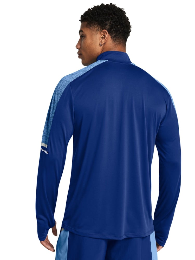 Under Armour Blue Core+ Tech Quarter Zip Sweat Top - Image 2 of 5
