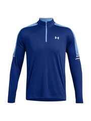 Under Armour Blue Core+ Tech Quarter Zip Sweat Top - Image 4 of 5