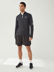 Under Armour Black Black Core+ Tech Quarter Zip Sweatshirt - Image 2 of 4