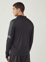 Under Armour Black Black Core+ Tech Quarter Zip Sweatshirt - Image 3 of 4