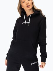 Czarny - Damska bluza Hype z kapturem i logo - Image 1 of 1