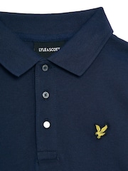 Lyle & Scott Navy Blue Boys Classic Polo Shirt - Image 4 of 4