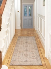 kukoon Cream Washable Elnora Soft Boho Chic Distressed Heirloom Runner - Image 1 of 6