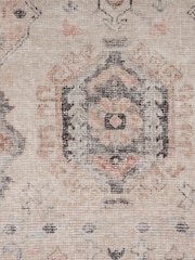 kukoon Cream Washable Elnora Soft Boho Chic Distressed Heirloom Runner - Image 3 of 6