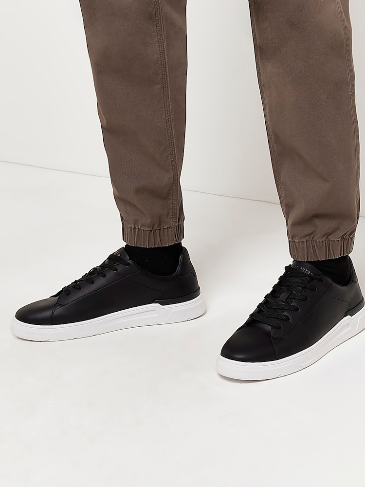 River Island Black Lace-Up Cupsole Trainers - Image 6 of 6 River Island Black Lace-Up Cupsole Trainers - Image 6 of 6