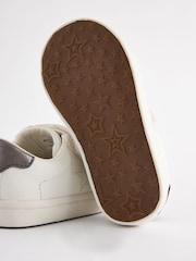 White Wide Fit (G) Elastic Lace Trainers - Image 5 of 5