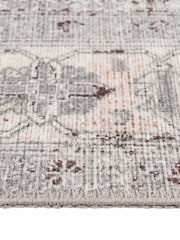 kukoon Beige Washable Fleur Flatwoven Renaissance Distressed Runner - Image 3 of 6