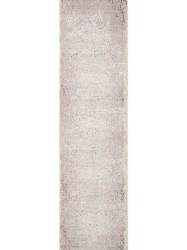 kukoon Beige Washable Fleur Flatwoven Renaissance Distressed Runner - Image 6 of 6