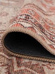kukoon Orange Washable Rowe Traditional Runner - Image 4 of 6